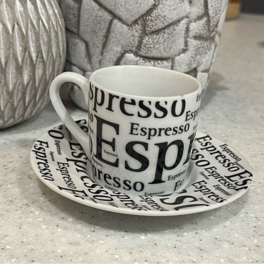 Vintage Könitz German Espresso Cup and Saucer‎